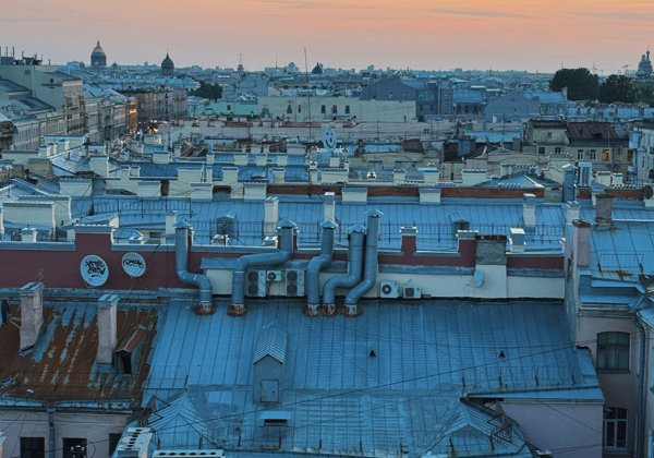 На крышу Петербурга