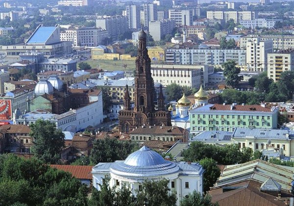 Старинные улицы Казани — Кремлёвская и Баумана