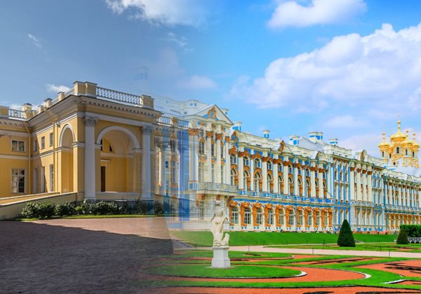 Царское Село: Екатерининский и Александровский дворцы в мини-группе