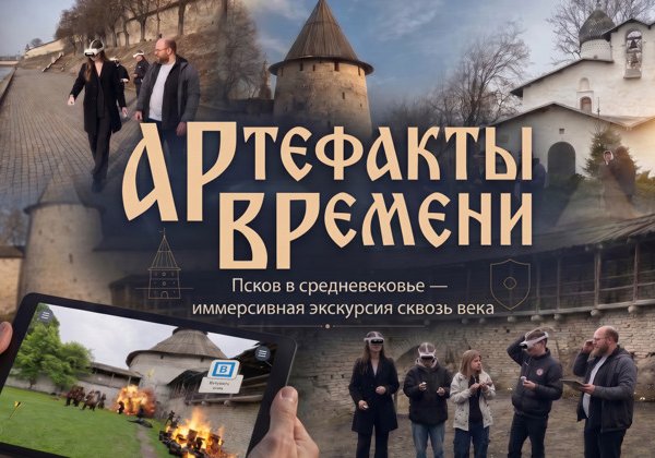 Иммерсивная экскурсия дополненной реальности: Псков в средневековье