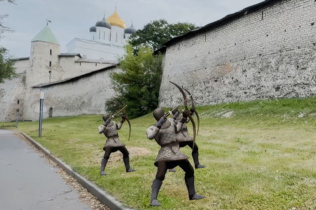 Фото экскурсии - Иммерсивная экскурсия «Штурм стен Псковского кремля иностранными войсками» - 6