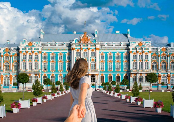 Пушкин (Царское Село): Екатерининский дворец, парк и Янтарная комната