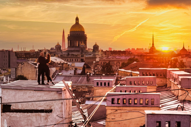 Экскурсия на крышу, парадные и дворы-колодцы Петербурга: всё включено