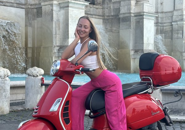 По Риму на скутере Vespa
