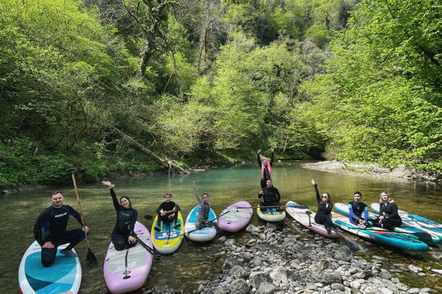 Фото экскурсии - Сап-серфинг (SUP-серфинг) — путешествие в живописном каньоне Сочи! - 7