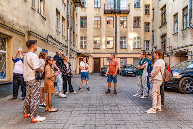 Фото экскурсии - Приключения в Петербурге: романтика крыш и скрытых дворов и парадных - 3