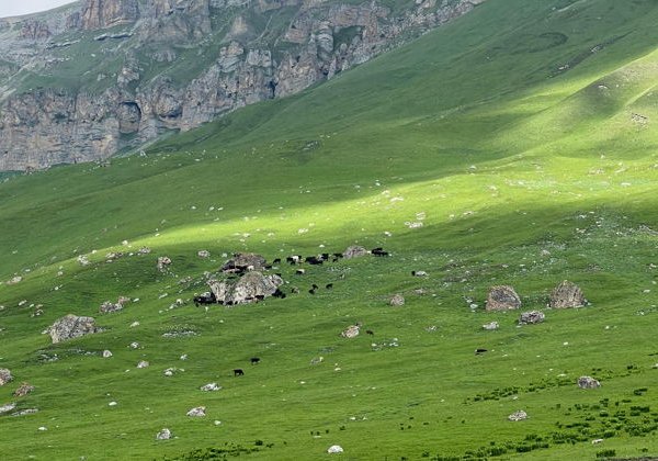 Перевал Актопрак, озеро Гижгит, город мертвых Эль-Тюбю и Чегем - фото 1