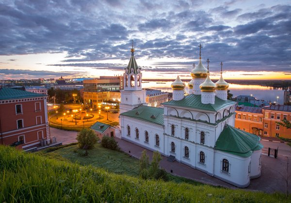 Вечерняя обзорная трёхчасовая автобусная экскурсия по Нижнему Новгороду