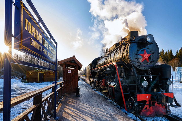 Фото экскурсии - Водопады Ахинкоски и парк Рускеала в Южной Карелии - 4