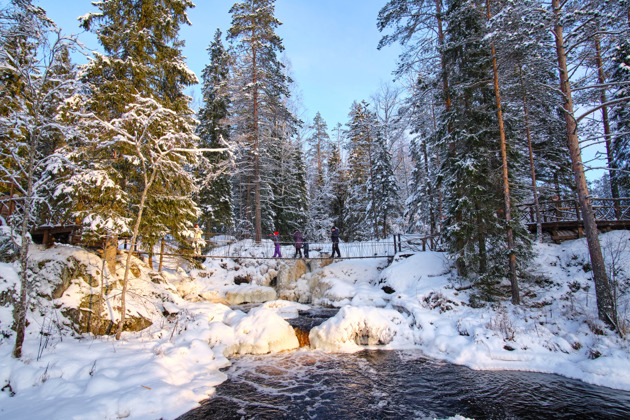Фото - экскурсия: Водопады Ахинкоски и парк Рускеала в Южной Карелии