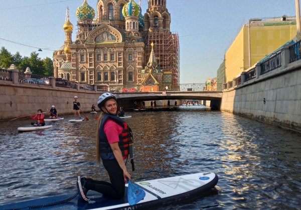 Прогулка на Сап до Спаса на Крови