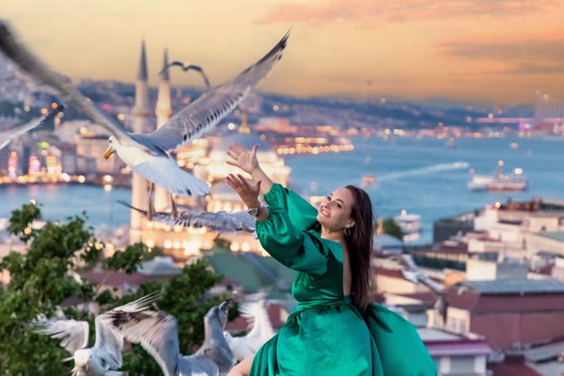 Фото экскурсии - Волшебная фотосессия на крыше Стамбула в лучах утреннего солнца - 5