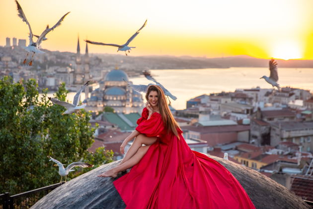 Фото экскурсии - Волшебная фотосессия на крыше Стамбула в лучах утреннего солнца - 8