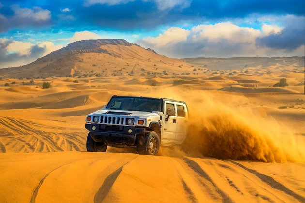 Фото - экскурсия: Сафари на Хаммере по золотым дюнам Дубая с фотосессией и ужином