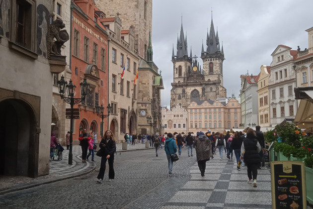 Впервые в Праге: Старый  город и Новый город. 