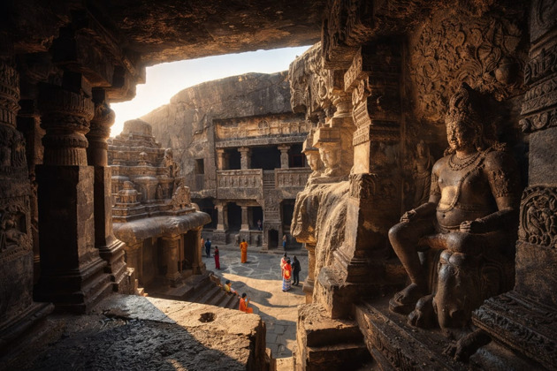 Фото - экскурсия: Откройте древние пещерные храмы Эллора и Аджанта из списка ЮНЕСКО за два дня