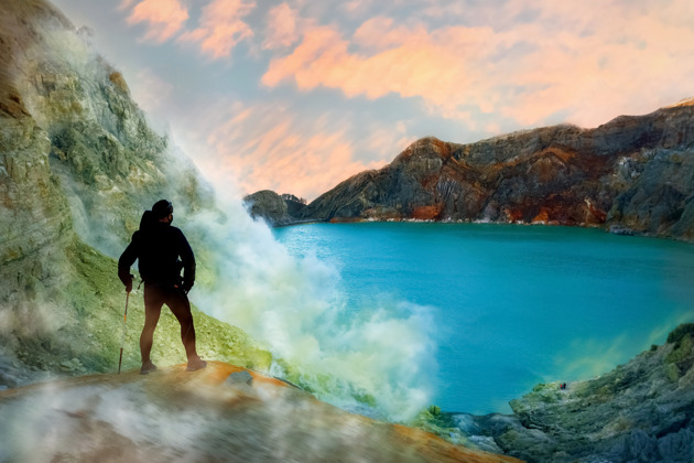 Фото - экскурсия: Незабываемое восхождение на вулкан Иджен с живописными видами круглые сутки