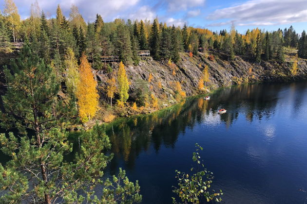Фото экскурсии - Тур по Карелии в небольшой группе с посещением Рускеалы, Мраморного каньона и водопадов - 5