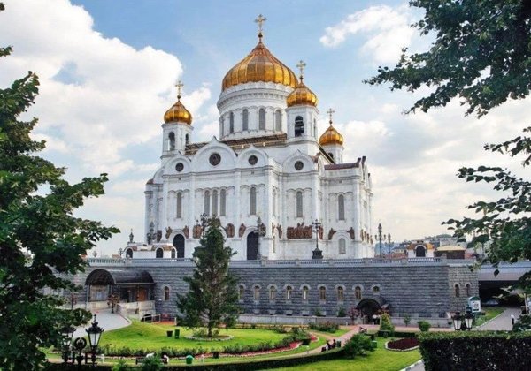 Храм Христа Спасителя и храм Ильи Пророка в Обыденском переулке