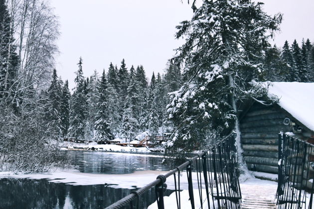 Фото экскурсии - Однодневный тур: встреча с карельским Дедом Морозом, общение с хаски и посещение парка Рускеала - 2