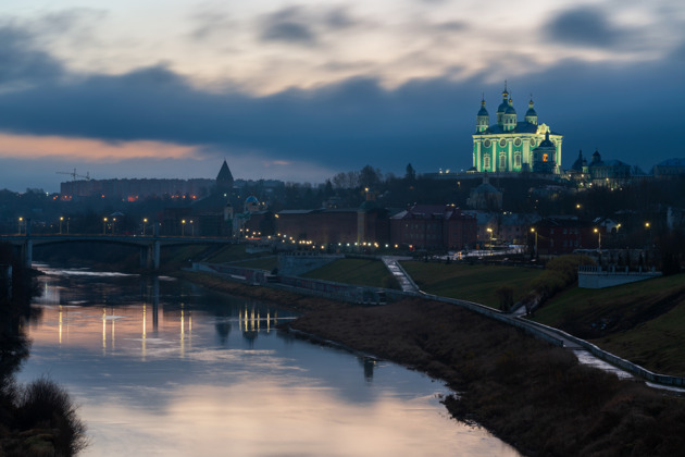 Фото - экскурсия: Вечерний Смоленск очаровывает своей атмосферой