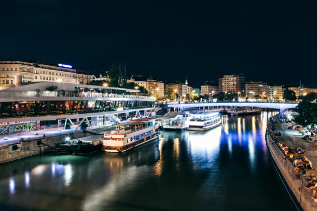 Фото - экскурсия: Вечерняя прогулка на корабле по Вене с ужином из трех блюд