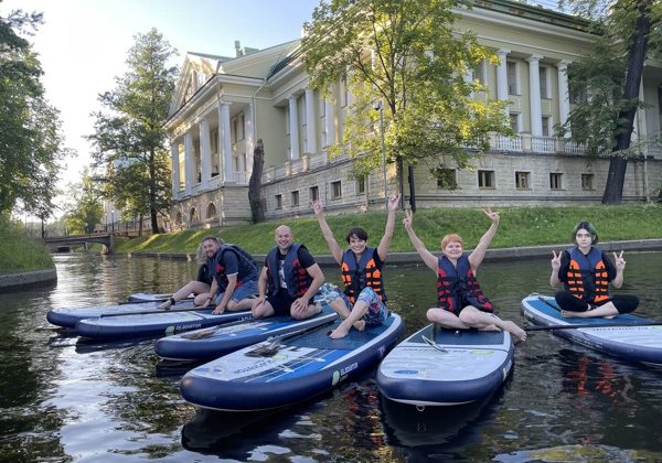 Прогулка на САП по Парковым островам