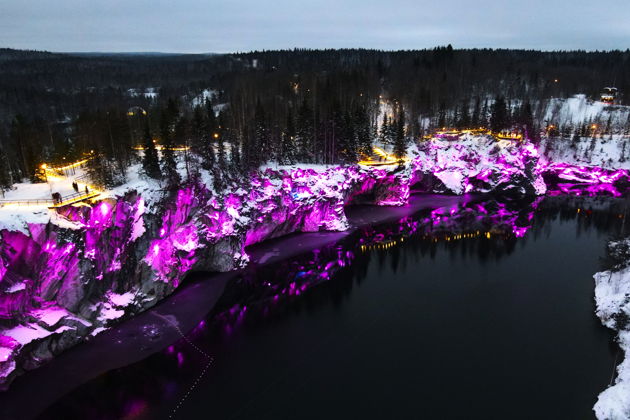 Фото экскурсии - Новогоднее путешествие по всей Карелии: водопады, Рускеала и встреча с Дедом Морозом - 1