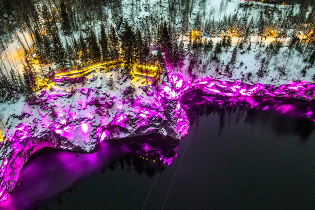 Фото экскурсии - Встречайте Новый год в карельской эко-зоне за три дня: Дед Мороз Джухани, мраморный каньон Рускеала, долина водопадов и природный зоопарк - 1