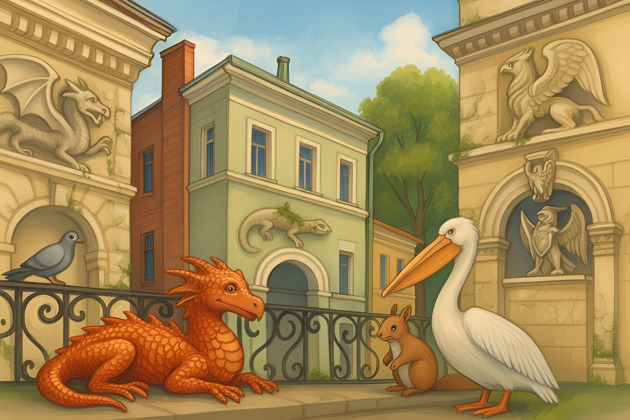 Фото - экскурсия: Городской квест «Звери Чистых прудов: тайны фасадов» (без гида)