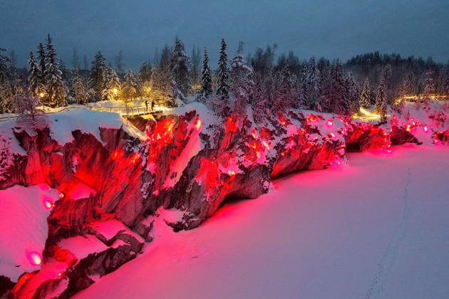 Фото - экскурсия: Волшебная Карелия зимой: встреча с Дедом Морозом Джухани, парк Рускеала и удивительные природные красоты
