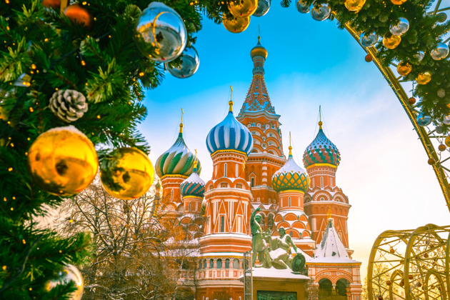 Фото - экскурсия: Новогодняя обзорная экскурсия по Москве продолжительностью два часа