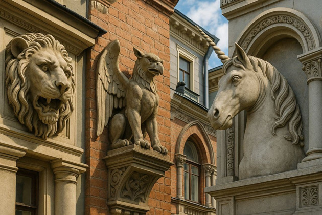 Фото - экскурсия: Прогулочный квест по городу: ищем животных на фасадах от Арбатской до Кропоткинской без сопровождения гида