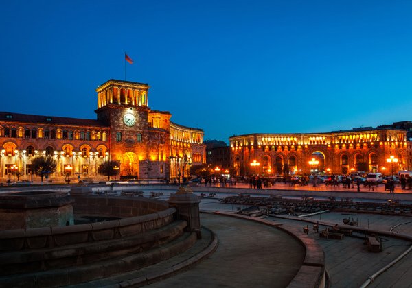 Прогулка по вечернему Еревану 