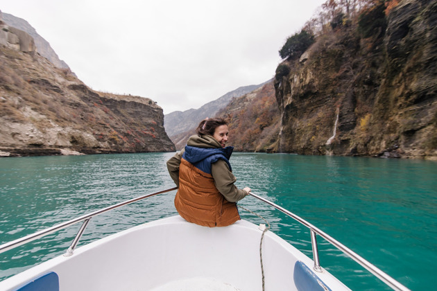 Фото - экскурсия: Поездка к бархану Сарыкум и водная прогулка на катере по Сулакскому каньону возле села Зубутли