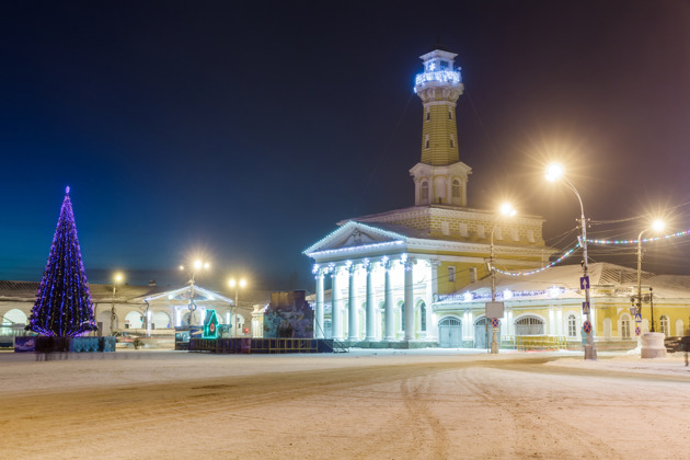 Фото - экскурсия: Новогодняя прогулка по центру Костромы