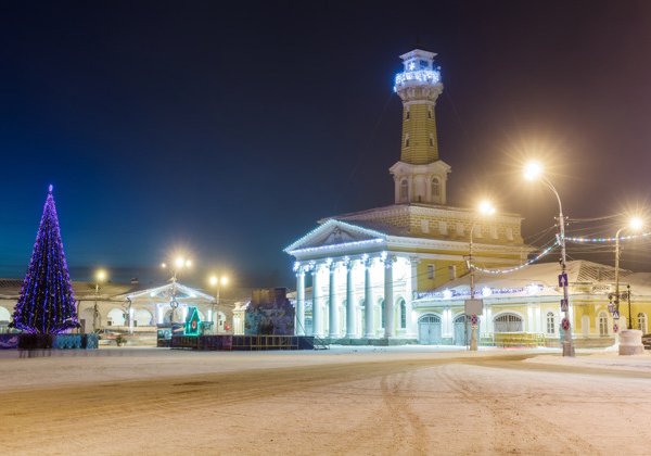 Новогодняя Кострома: прогулка по центру города