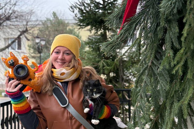 Фото экскурсии - Фотопрогулка по праздничному Зеленоградску «Кот на елке» - 2