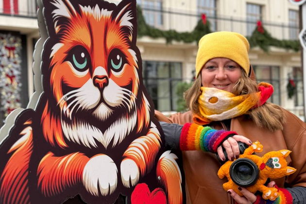 Фото экскурсии - Фотопрогулка по праздничному Зеленоградску «Кот на елке» - 4