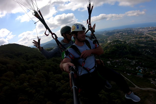 Фото экскурсии - Полет на параплане с инструктором в Сочи и Абхазии - 5