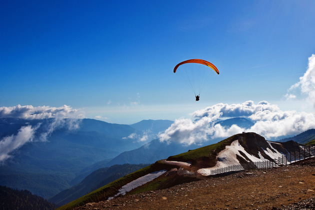 Фото - экскурсия: Полет на параплане с инструктором в Сочи и Абхазии