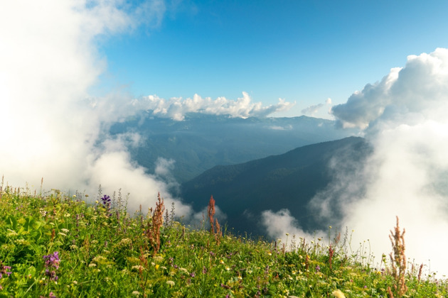 Фото - экскурсия: Пешая экскурсия к Хмелевским озерам через водопад Кейва из Красной Поляны