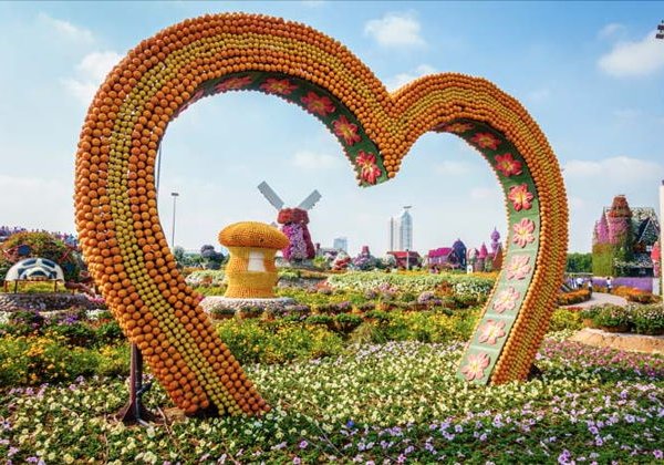 Парк цветов Miracle Garden и ярмарка Global Village из Абу-Даби - фото 4
