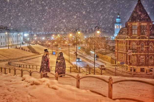 Фото экскурсии - Новогодняя прогулка с фонарщиком Фаролеро по улицам Санкт-Петербурга - 4