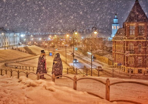 Спектакль-променад «Новогоднее путешествие» с фонарщиком Фаролеро по Санкт-Петербургу - фото 4