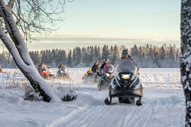Фото экскурсии - Зимняя сказка в Москве: Прогулка на снегоходах - 8