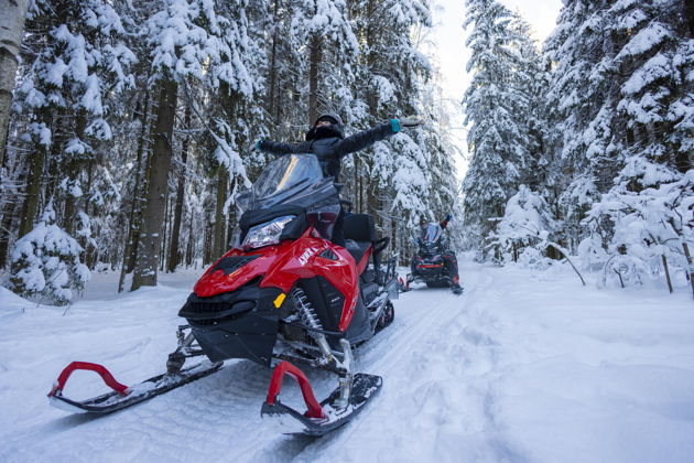 Фото экскурсии - Зимняя сказка в Москве: Прогулка на снегоходах - 9