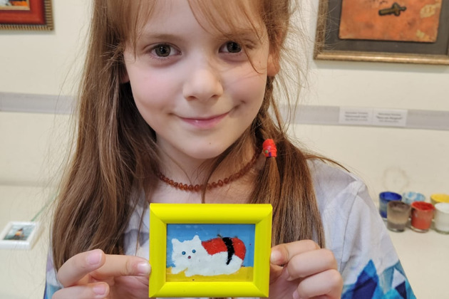 Фото - экскурсия: Создайте свою картину в технике горячей эмали на мастер-классе