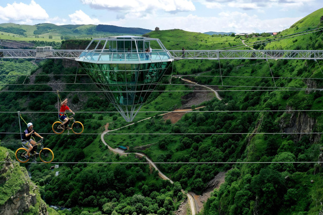 Фото - экскурсия: Дашбаши: природное чудо и мост над пропастью