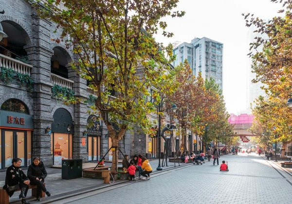 Baixiang Street в Чунцине: торговое сердце старого города